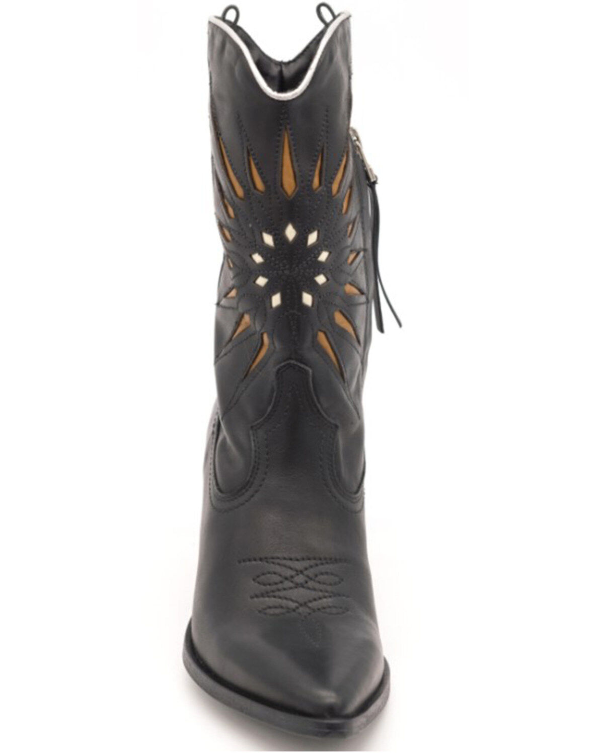 Golo Women's Contrasting Sun Western Boots - Round Toe
