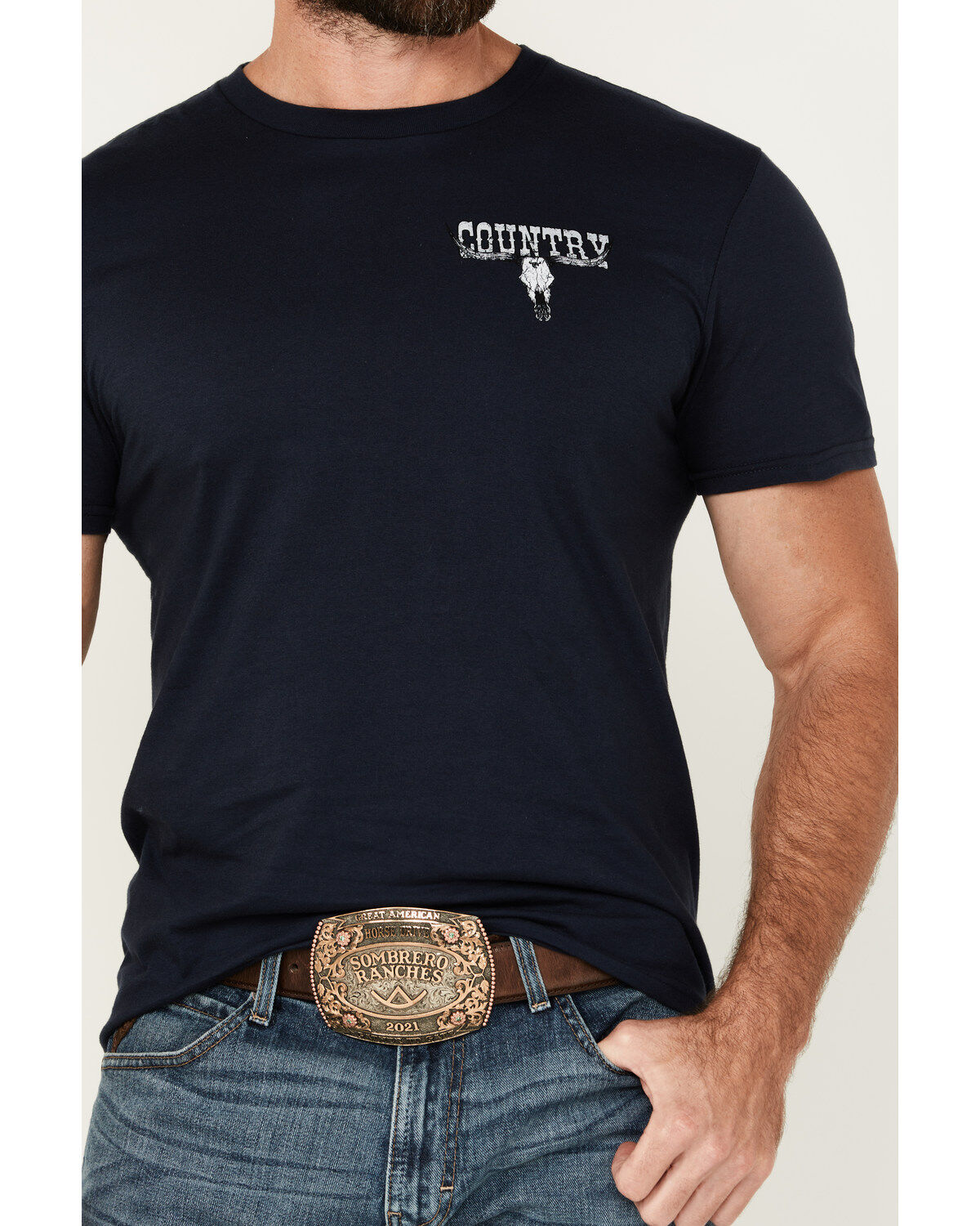 Cowboy Hardware Men's Country Cowboy Short Sleeve T-Shirt