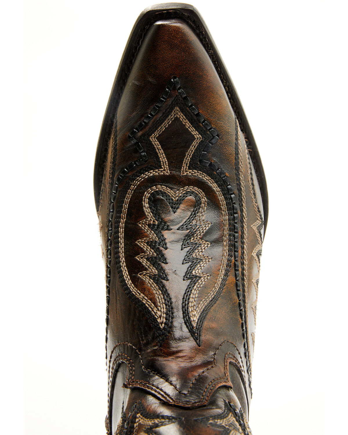 Corral Men's Inlay And Embroidered Short Western Boots - Snip Toe