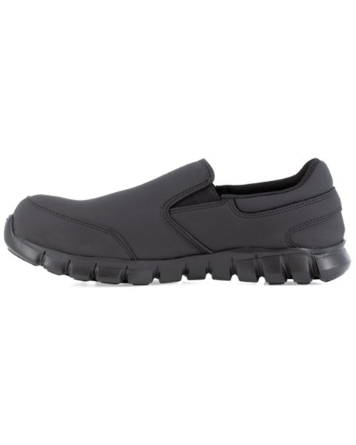 Reebok Women's Sublite Cushion Athletic Slip-On Work Shoes - Composite Toe
