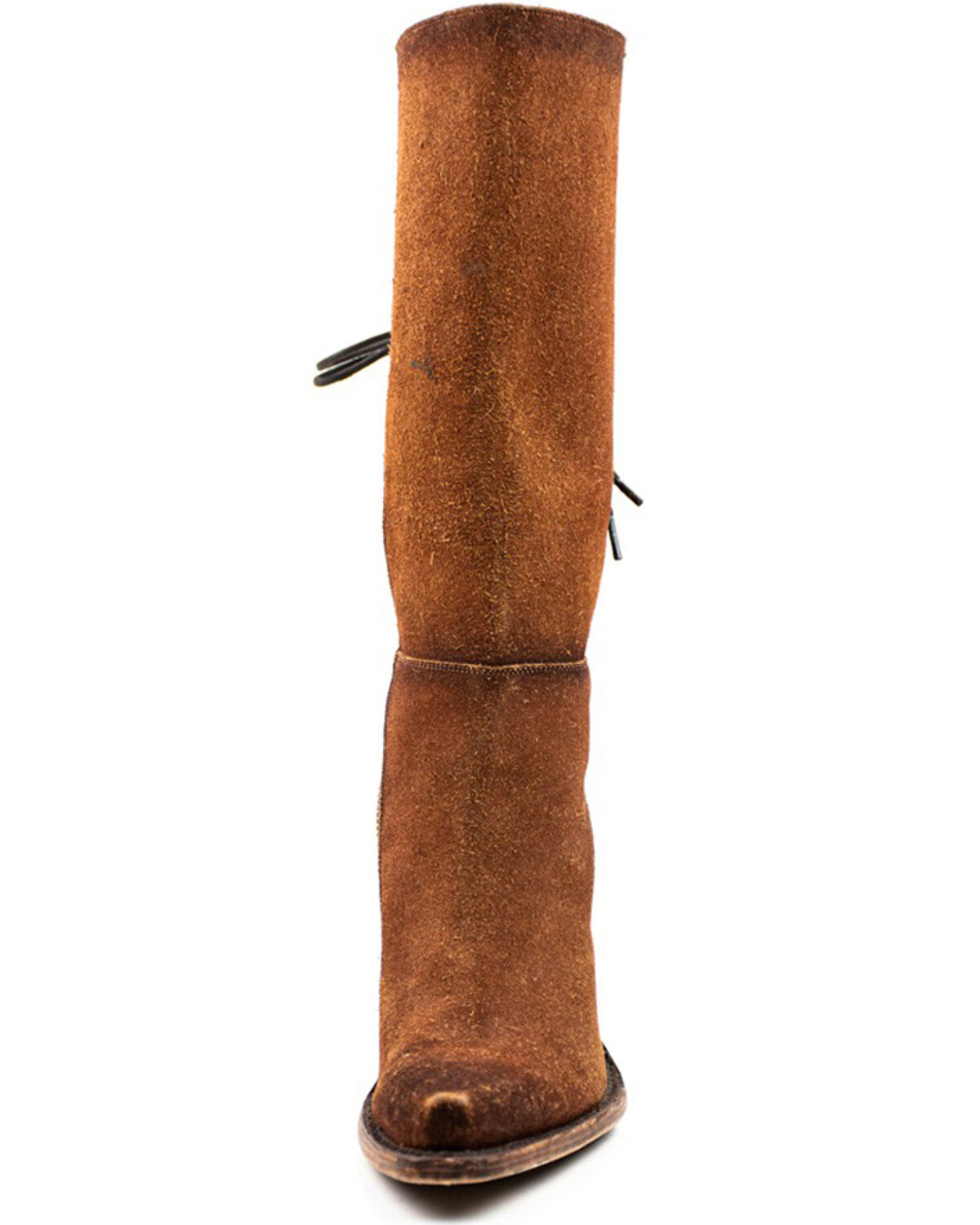 Dan Post Women's Corsette Back Lace Tall Western Leather Boots - Snip Toe