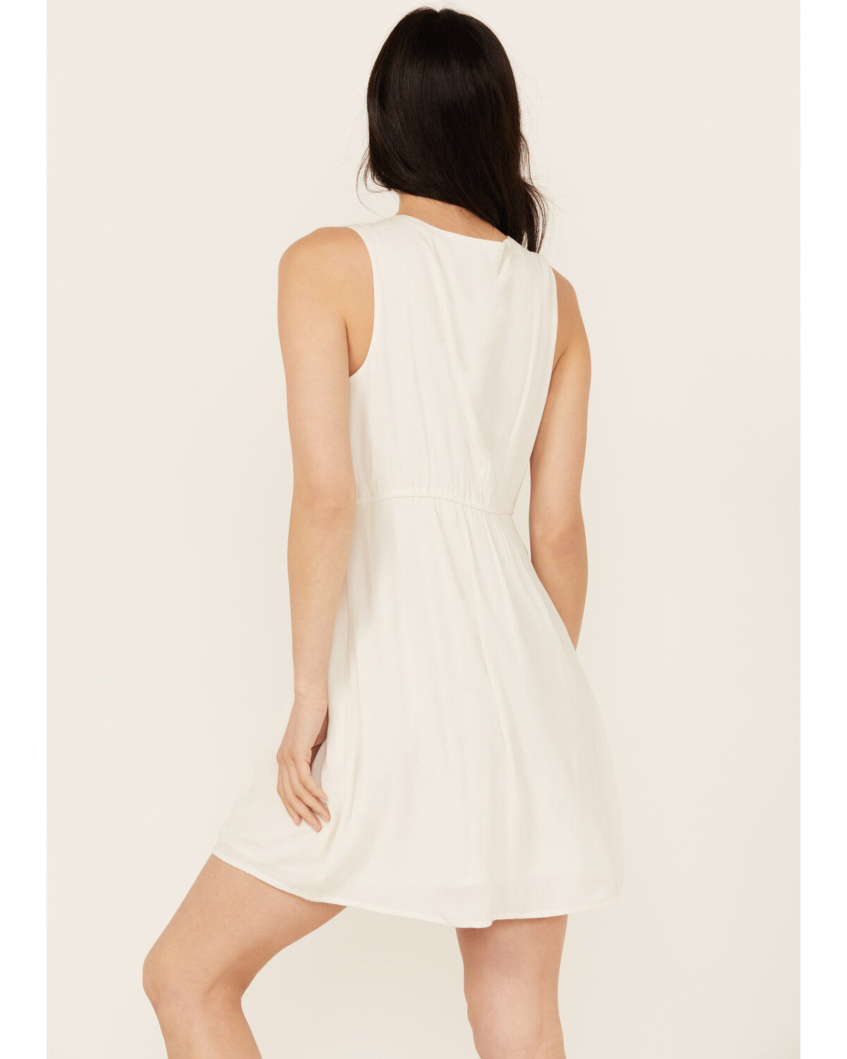 Idyllwind Women's Winfrey Criss Cross Front Embellished Mini Dress