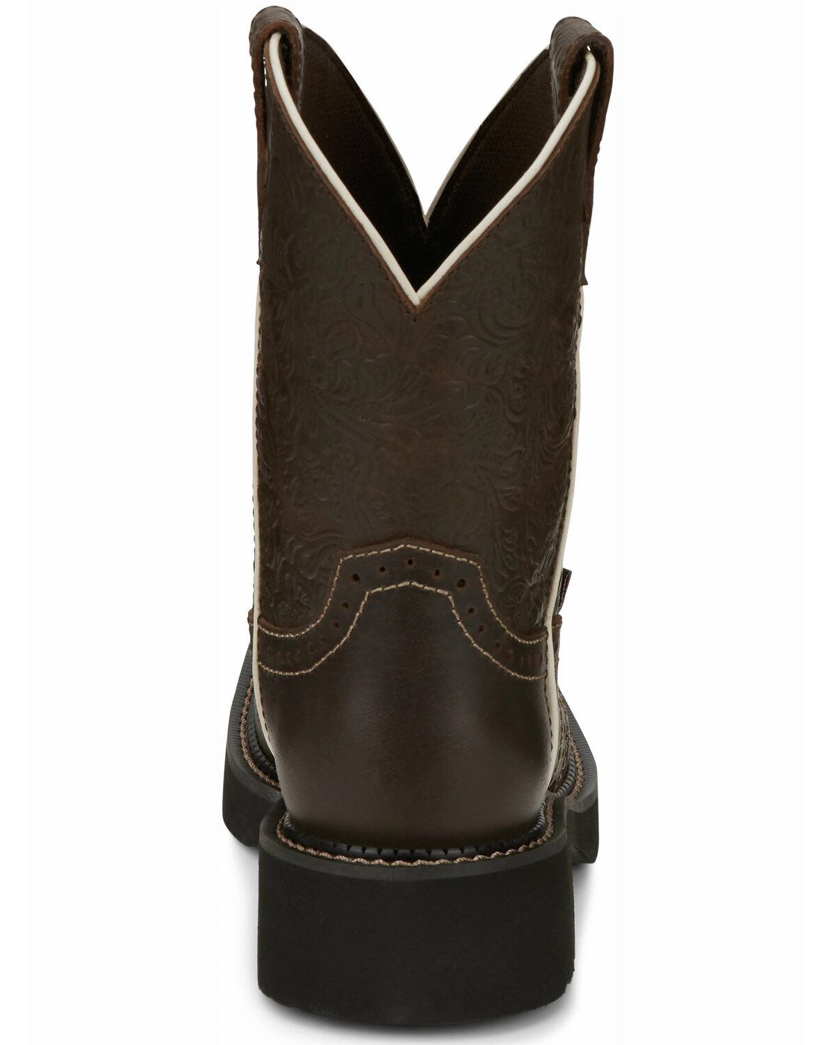 Justin Women's Mandra Brown Western Boots - Square Toe