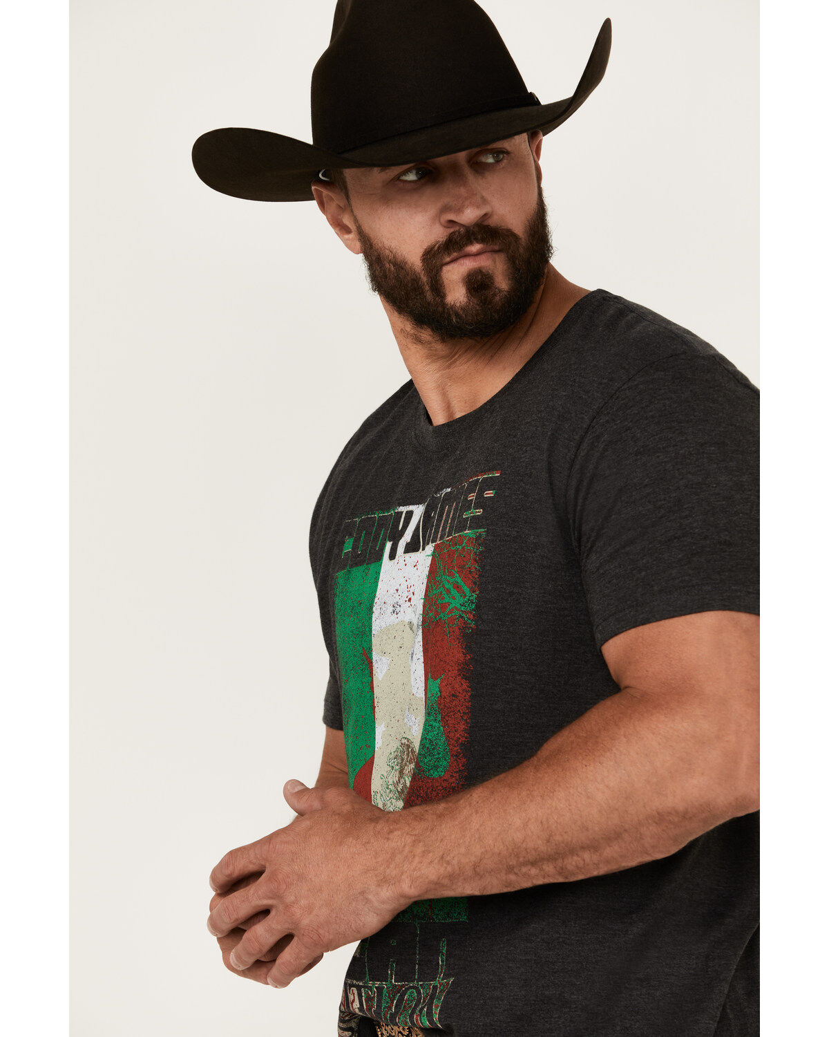 Cody James Men's Viva Mexico Cowboy Short Sleeve Graphic T-Shirt