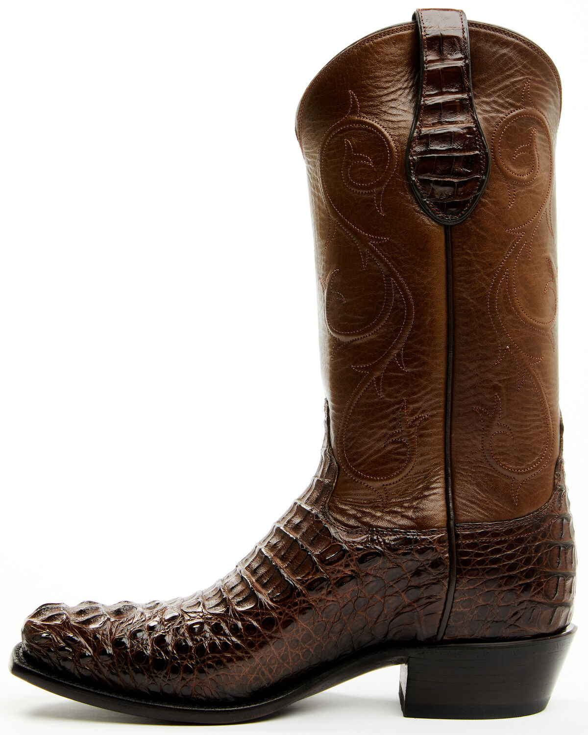 Tony Lama Men's Exotic Hornback Caiman Western Boots - Square Toe