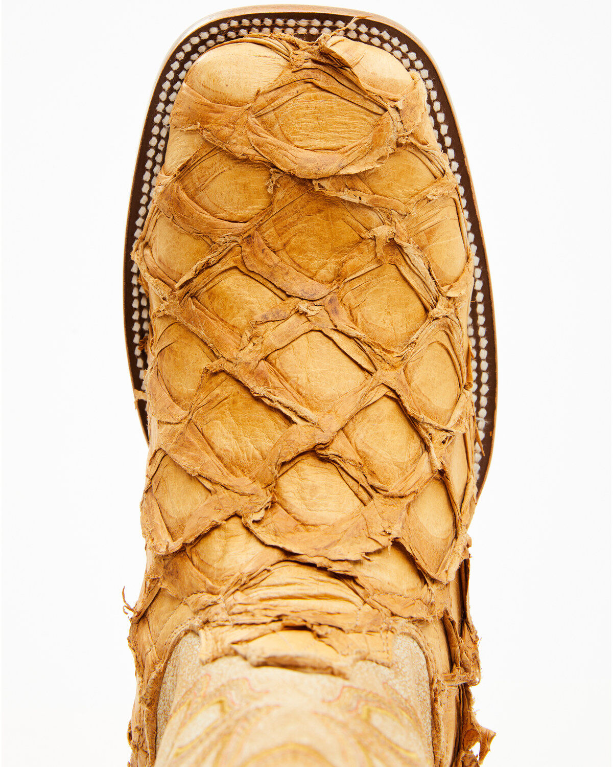 Cody James Men's Exotic Pirarucu Western Boots - Broad Square Toe