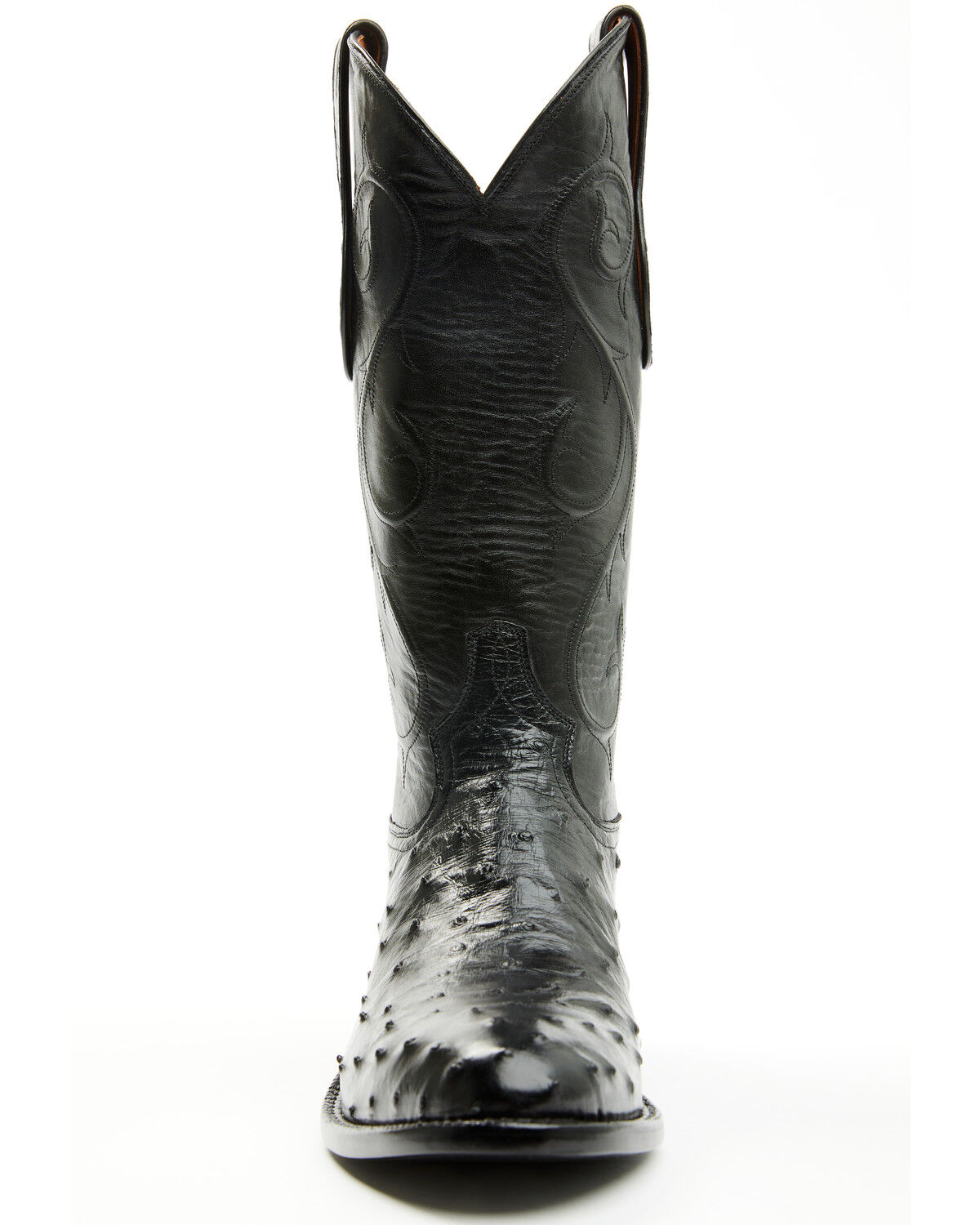 Tony Lama Men's Exotic Full Quill Ostrich Western Boots - Round Toe