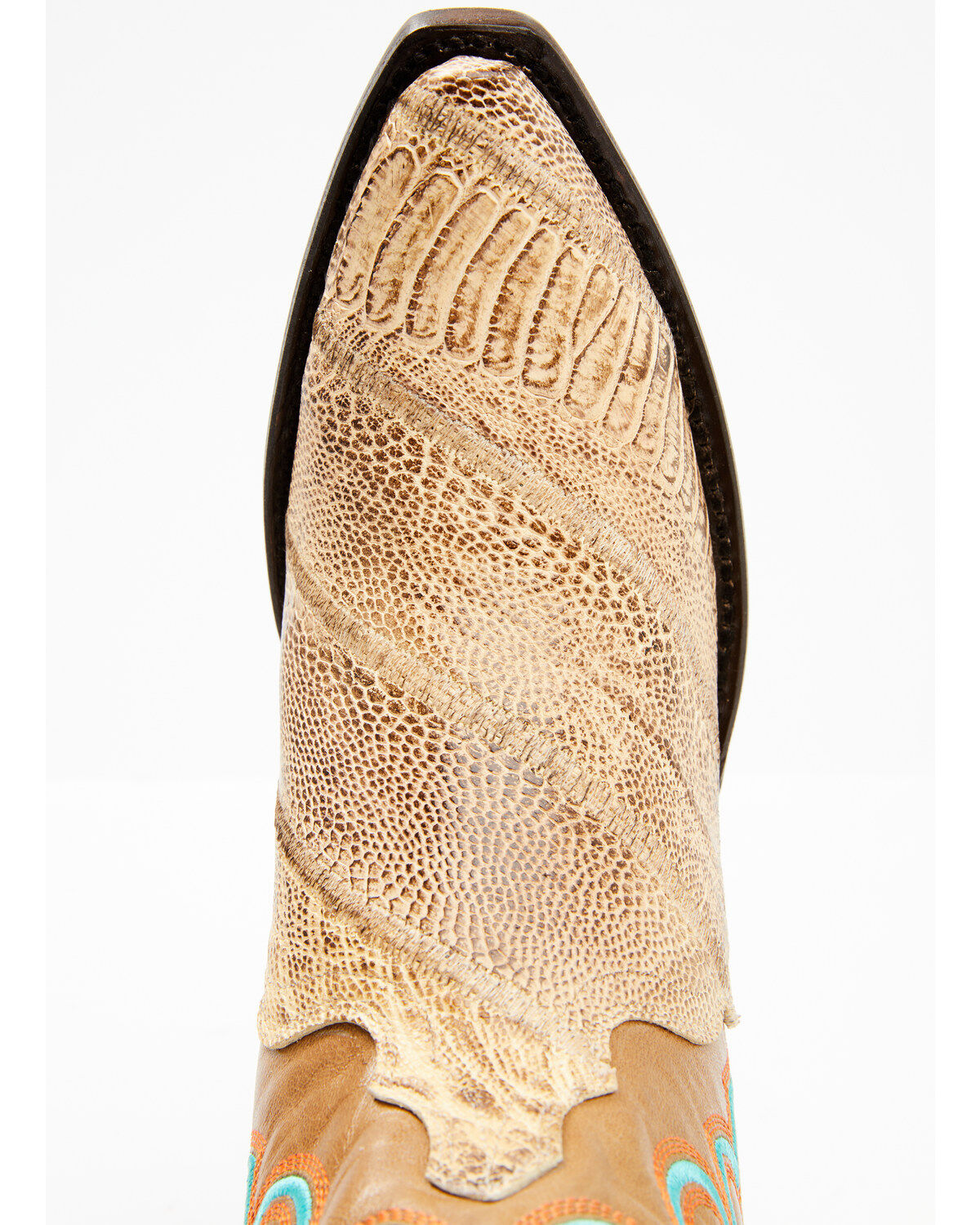 Dan Post Women's Exotic Ostrich Leg Western Boots - Snip Toe