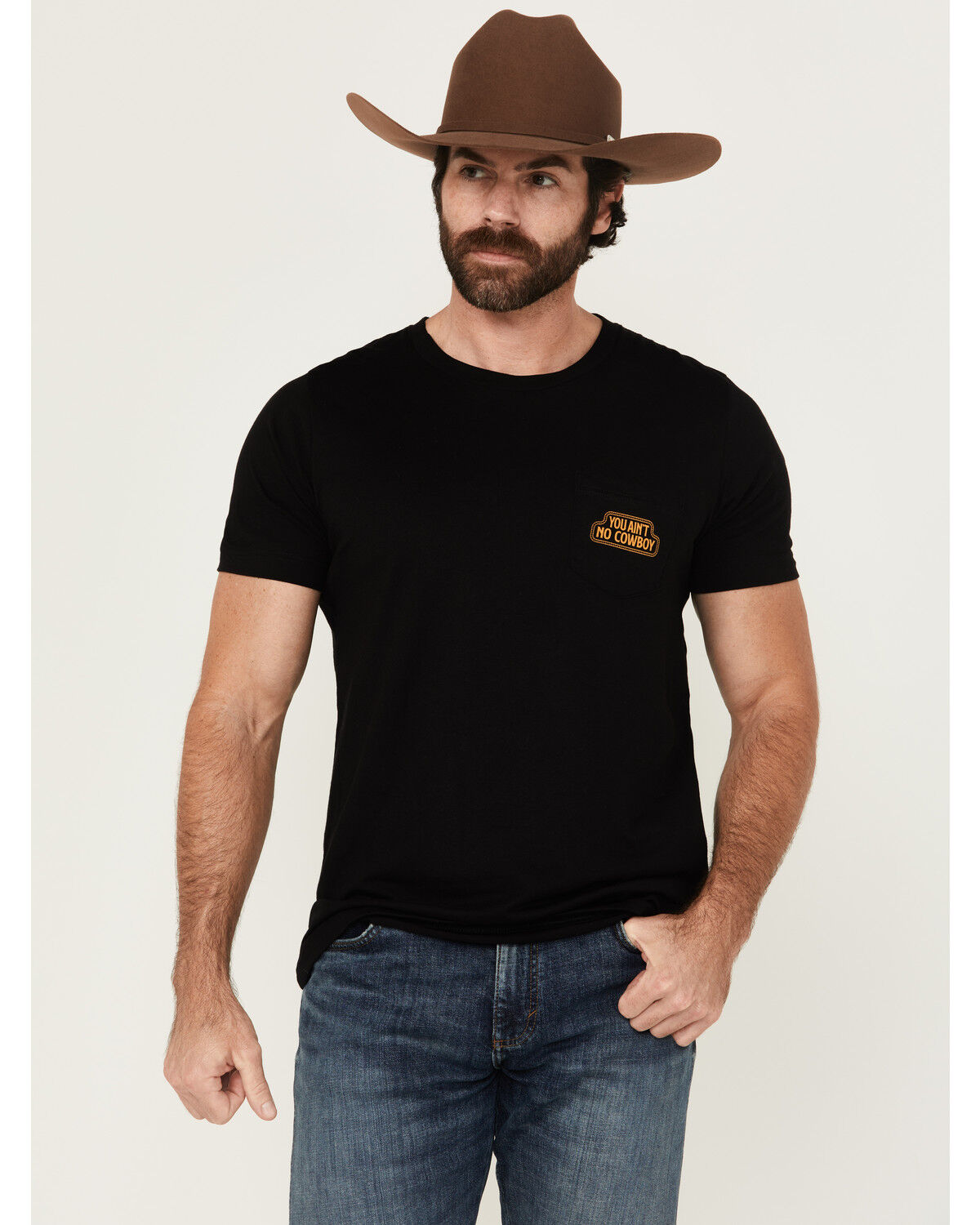 Rodeo Time Men's You Ain't No Cowboy Short Sleeve Graphic T-Shirt