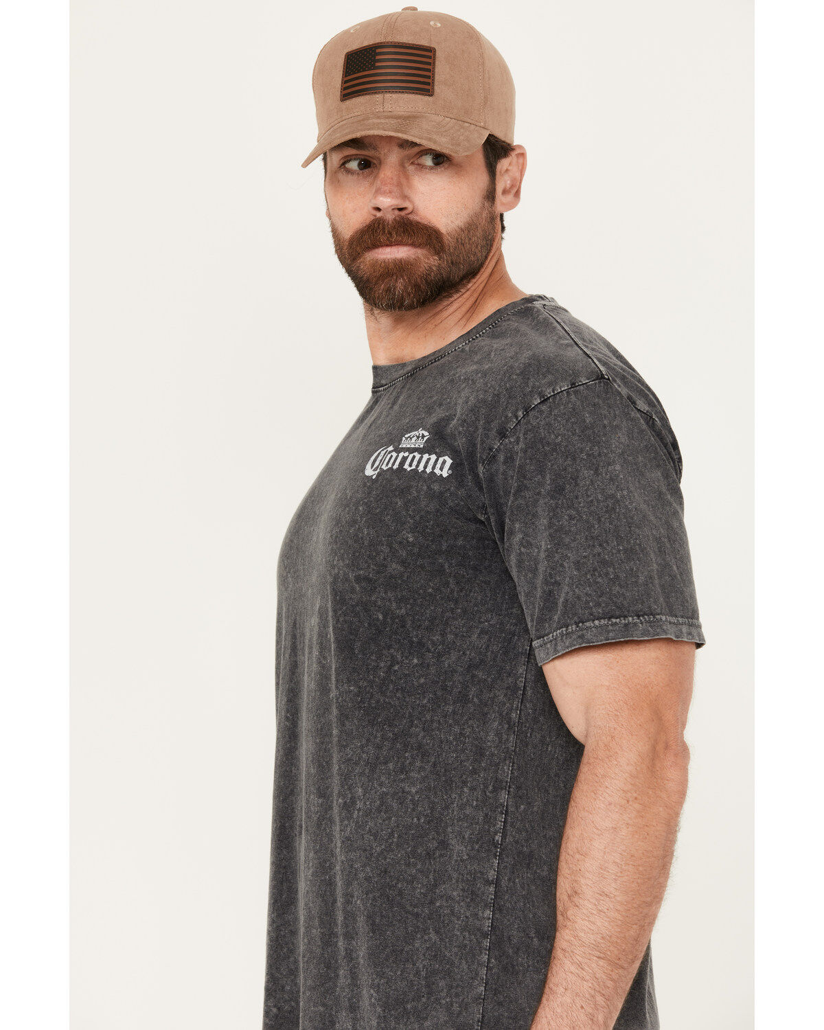 Changes Men's Corona Skull Logo Short Sleeve Graphic T-Shirt