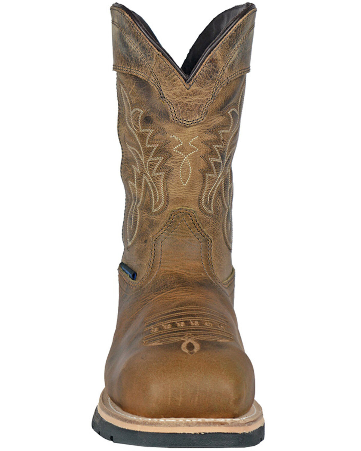 Hoss Men's Distressed Pull-On Waterproof Work Boots - Composite Toe