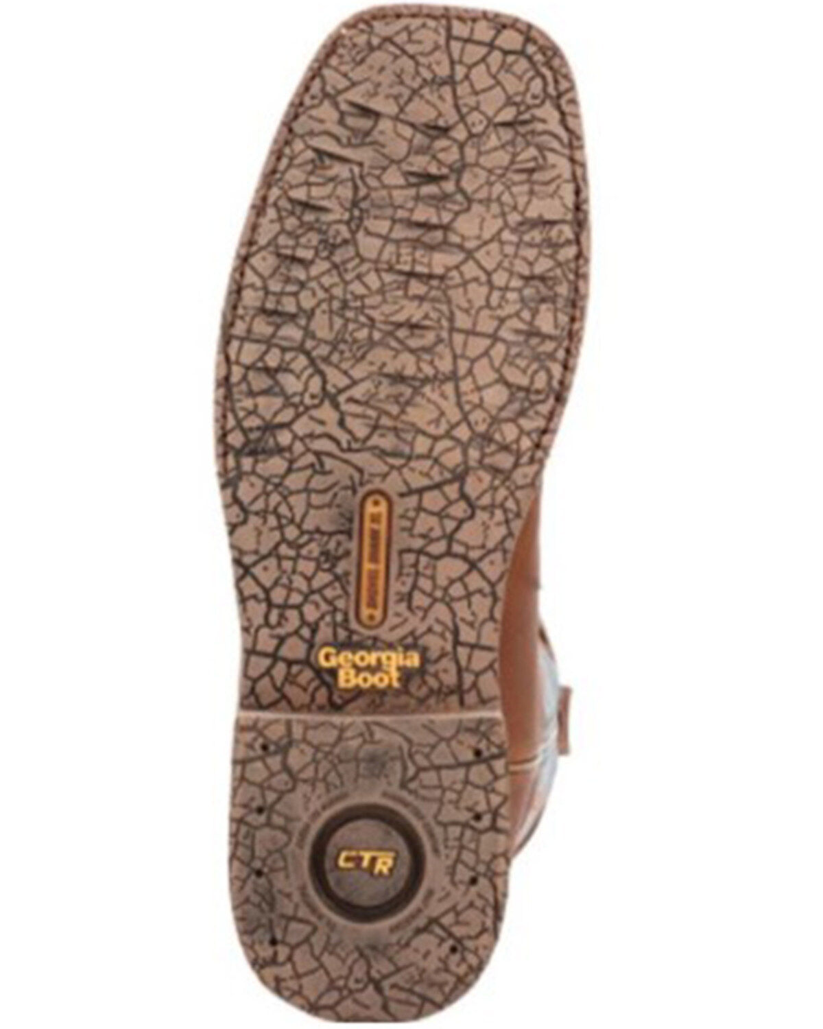 Georgia Boot Men's Carbo-Tec Waterproof Pull On Safety Western Boots - Square Toe