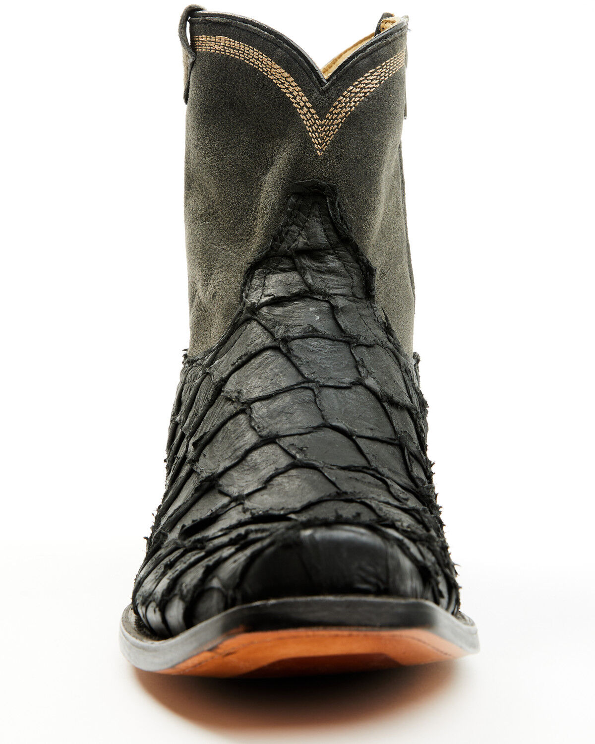 Corral Men's Exotic Pirarucu Western Ankle Boots - Square Toe