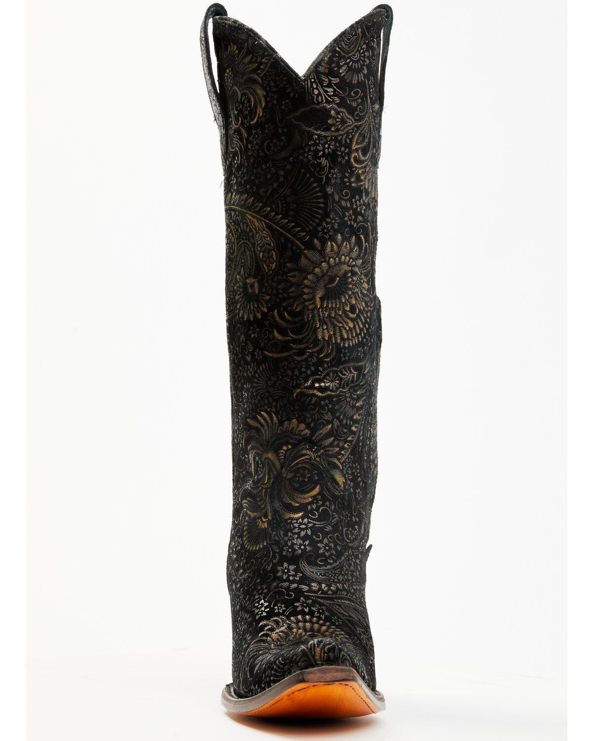 Corral Women's Floral Tall Western Boots - Snip Toe