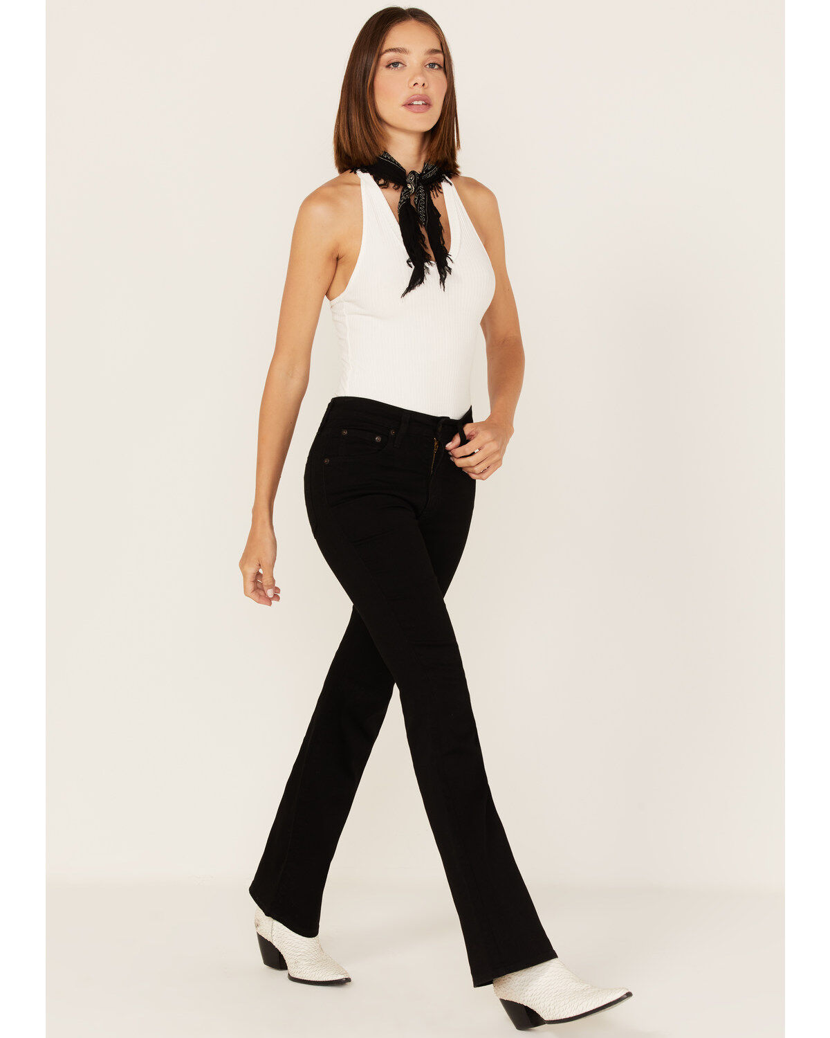 Levi's Women's 501 High Rise Flare Jeans
