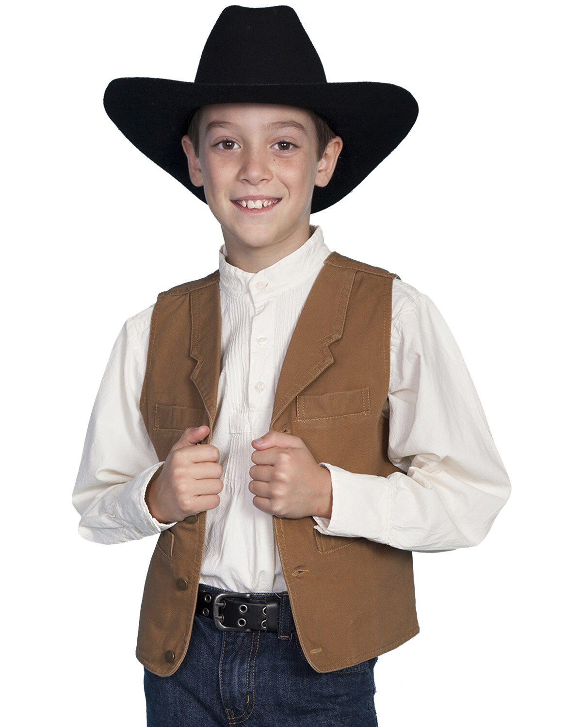 Scully Boys' Canvas Vest