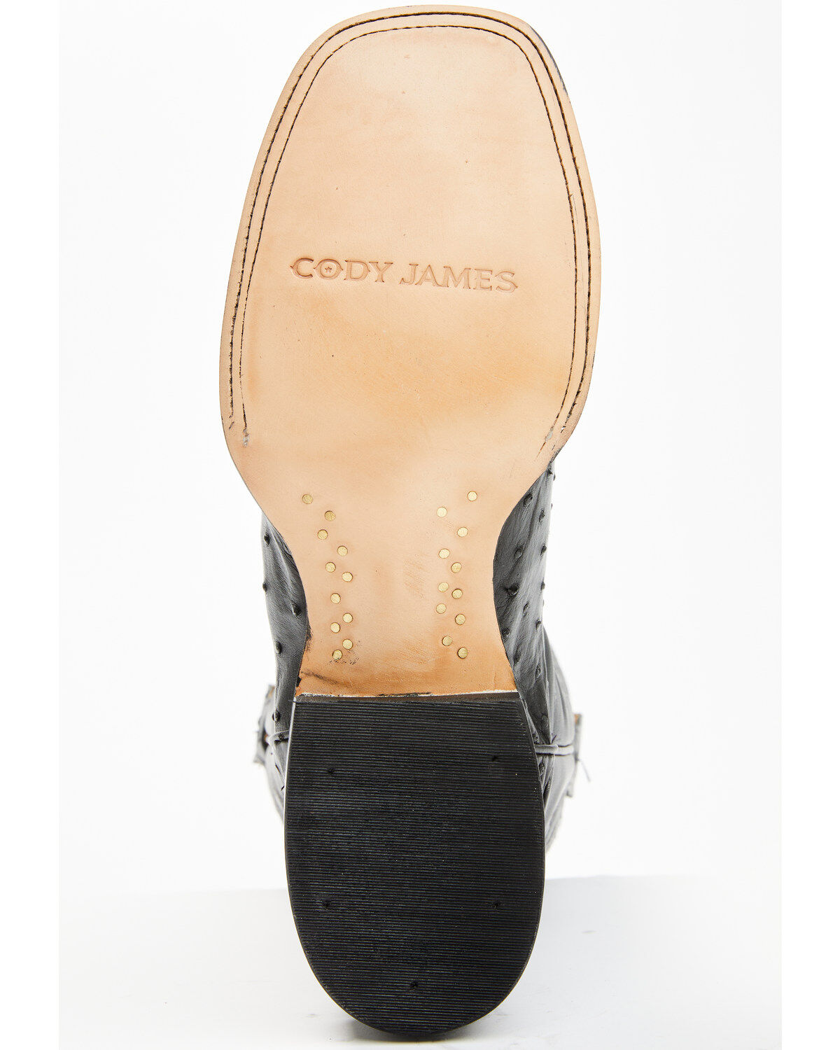 Cody James Men's Exotic Full Quill Ostrich Western Boots - Broad Square Toe