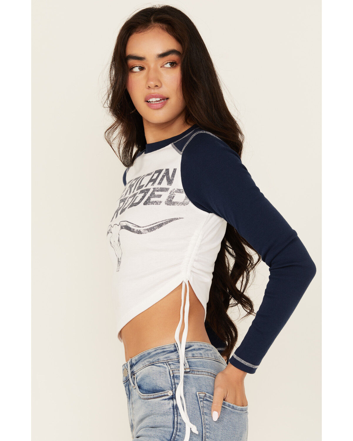 Youth in Revolt Women's American Rodeo Long Sleeve Graphic Tee