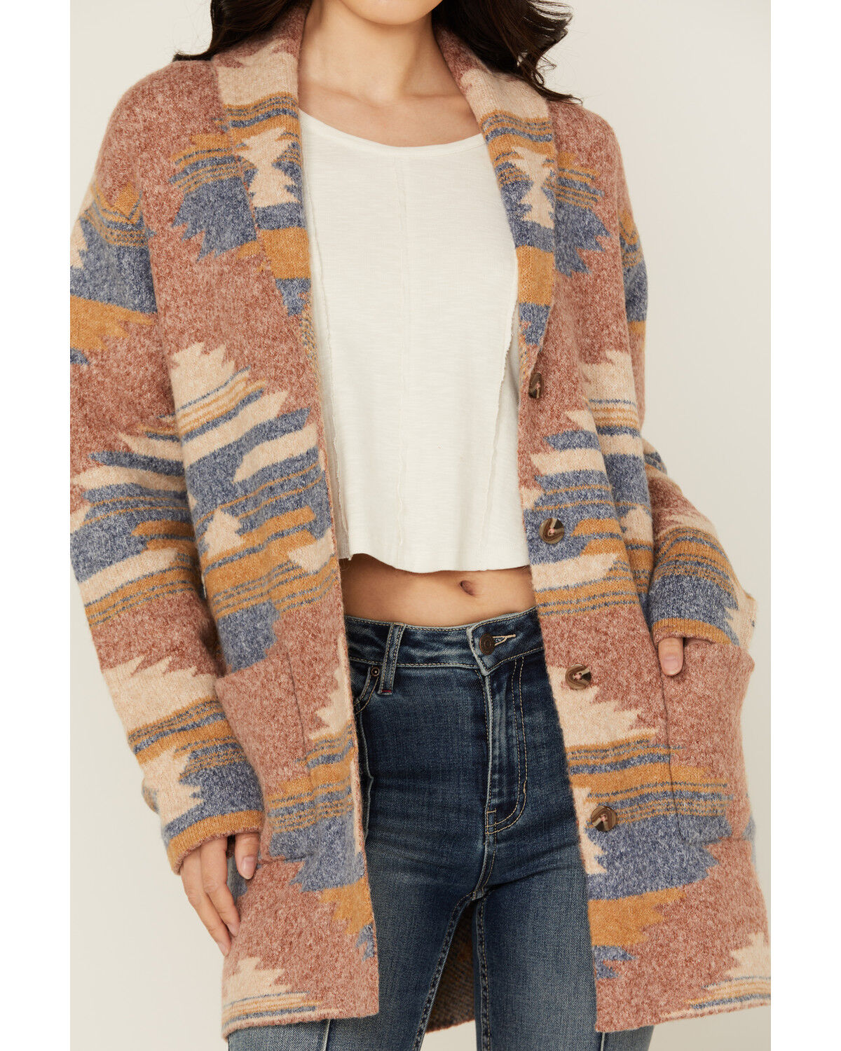 Idyllwind Women's Crosswind Southwestern Print Cardigan