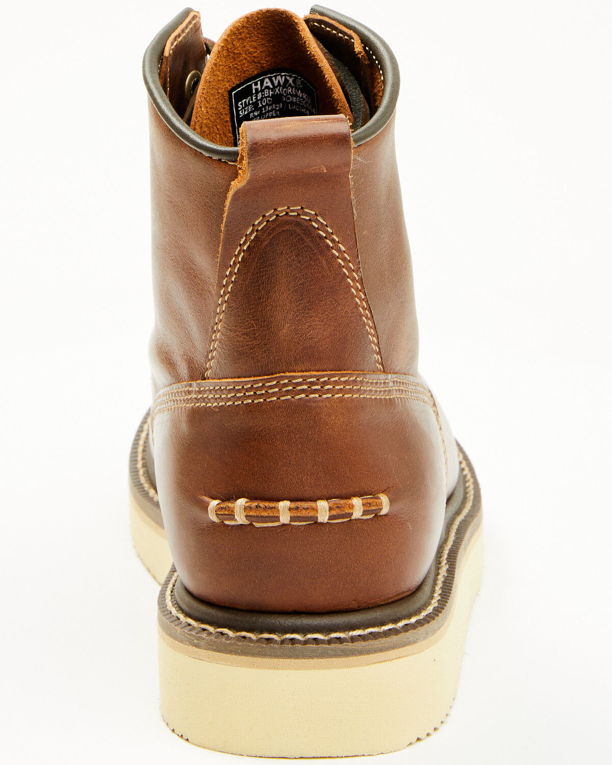 Hawx Men's 6" Lace-Up Moc Work Boots - Soft Toe