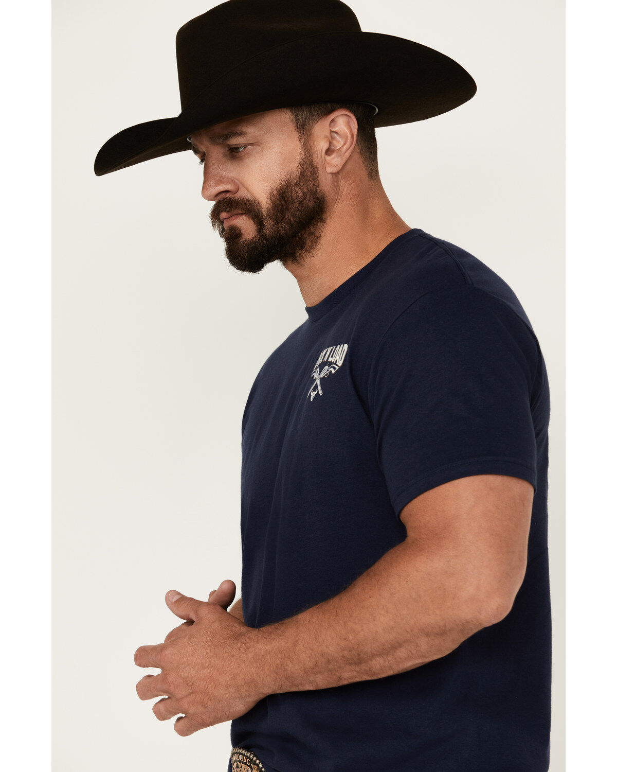 Cowboy Hardware Men's Lock & Load Short Sleeve Graphic T-Shirt