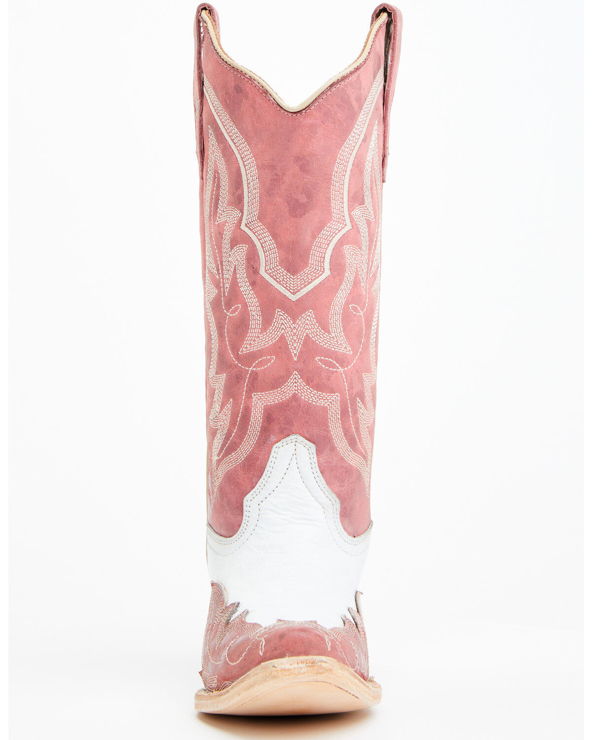 Circle G Women's Wingtip Overlay Western Boots - Snip Toe