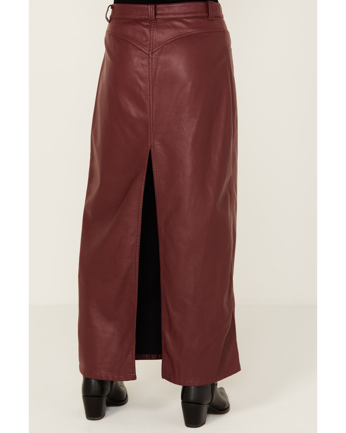 Free People Women's City Slicker Faux Leather Maxi Skirt