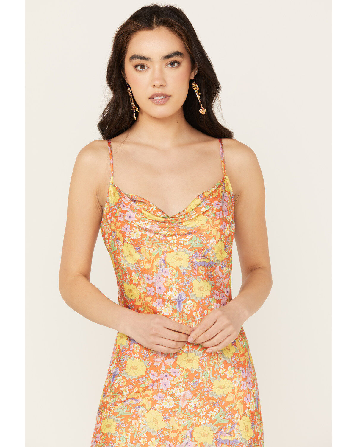 Spell Women's Last Drink Bias Strappy Midi Dress