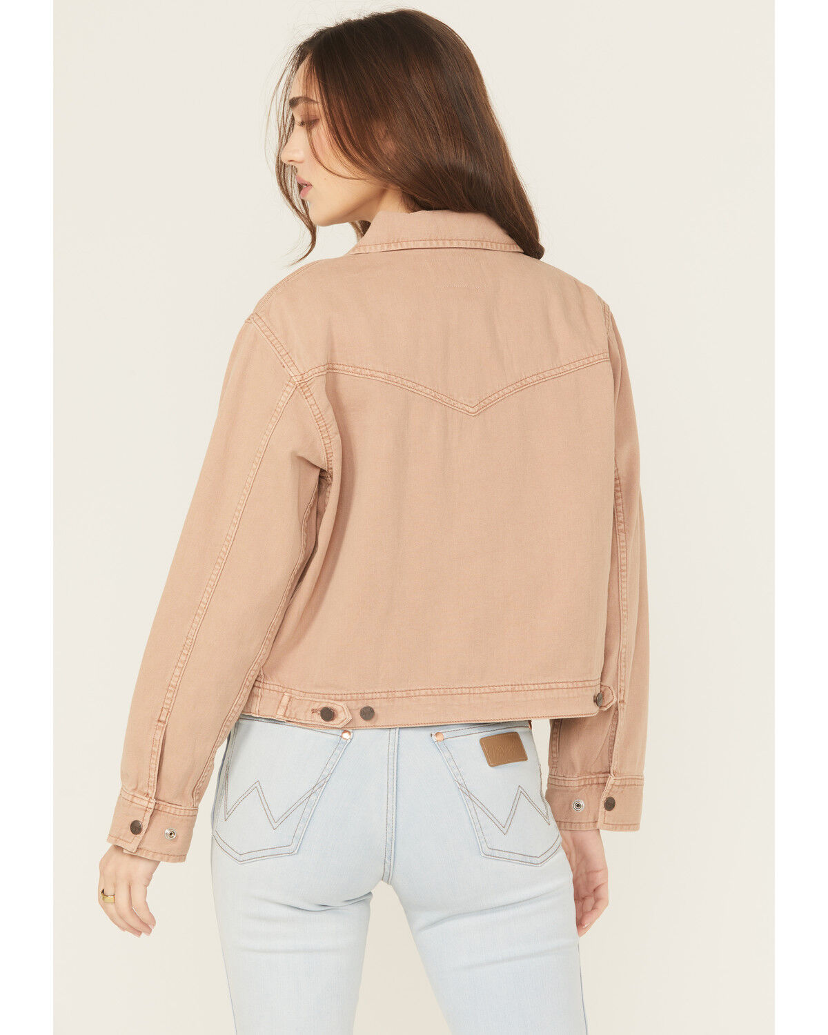 Wrangler Women's Raw Umber Rodeo Denim Utility Jacket