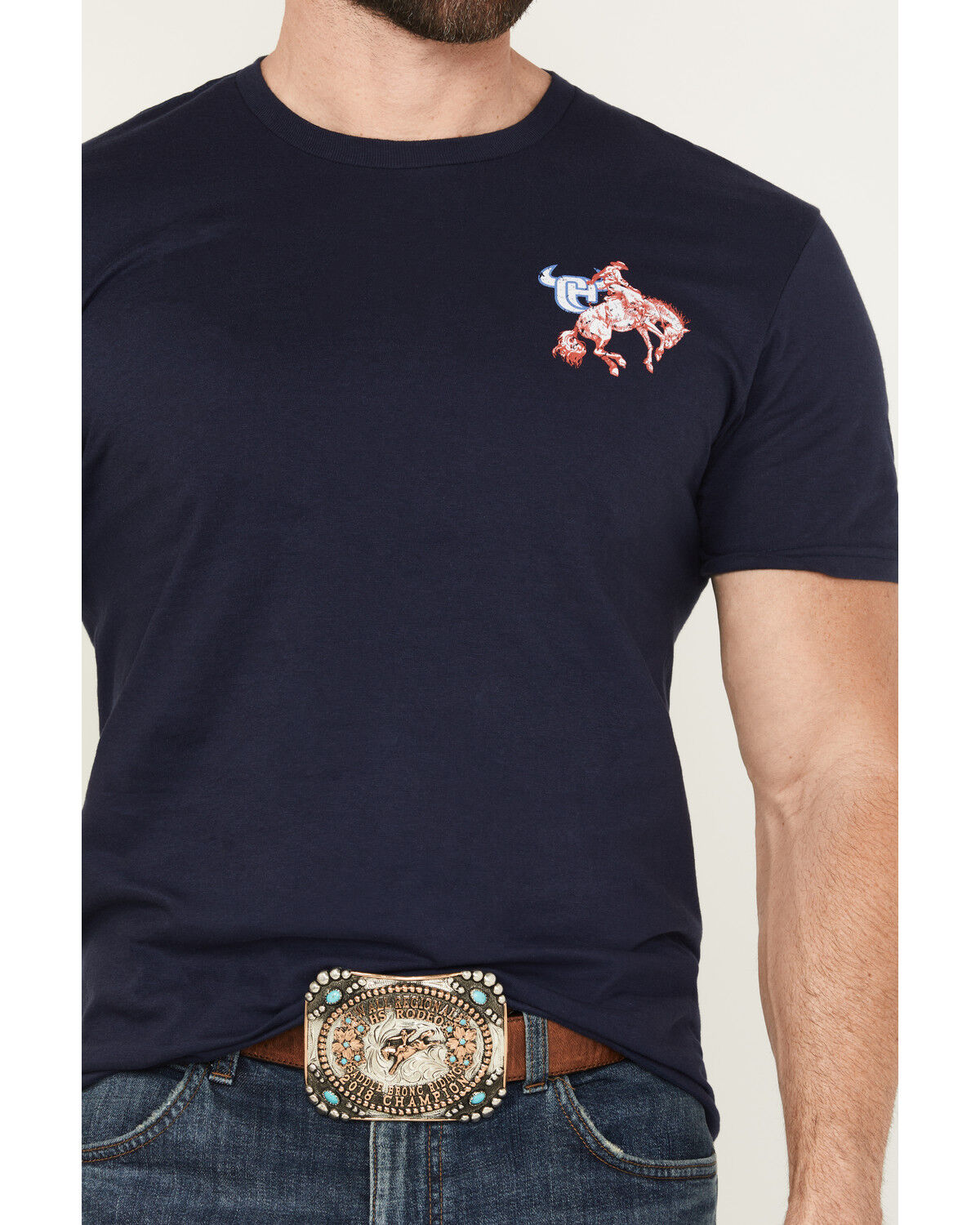 Cowboy Hardware Men's In God We Trust Short Sleeve Graphic T-Shirt