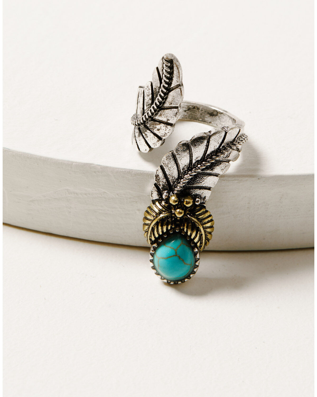 Shyanne Women's Wild Blossom Feather Ring