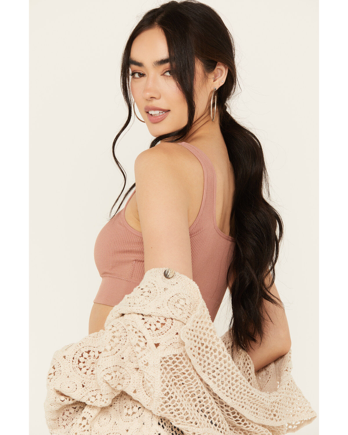 Wishlist Women's Ribbed Brami Top