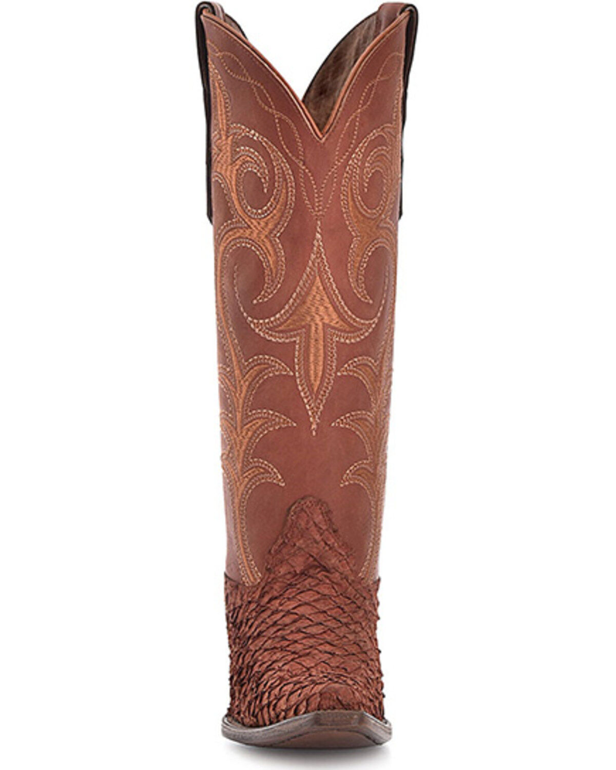 Circle G Women's Exotic Pirarucu Western Boots - Snip Toe