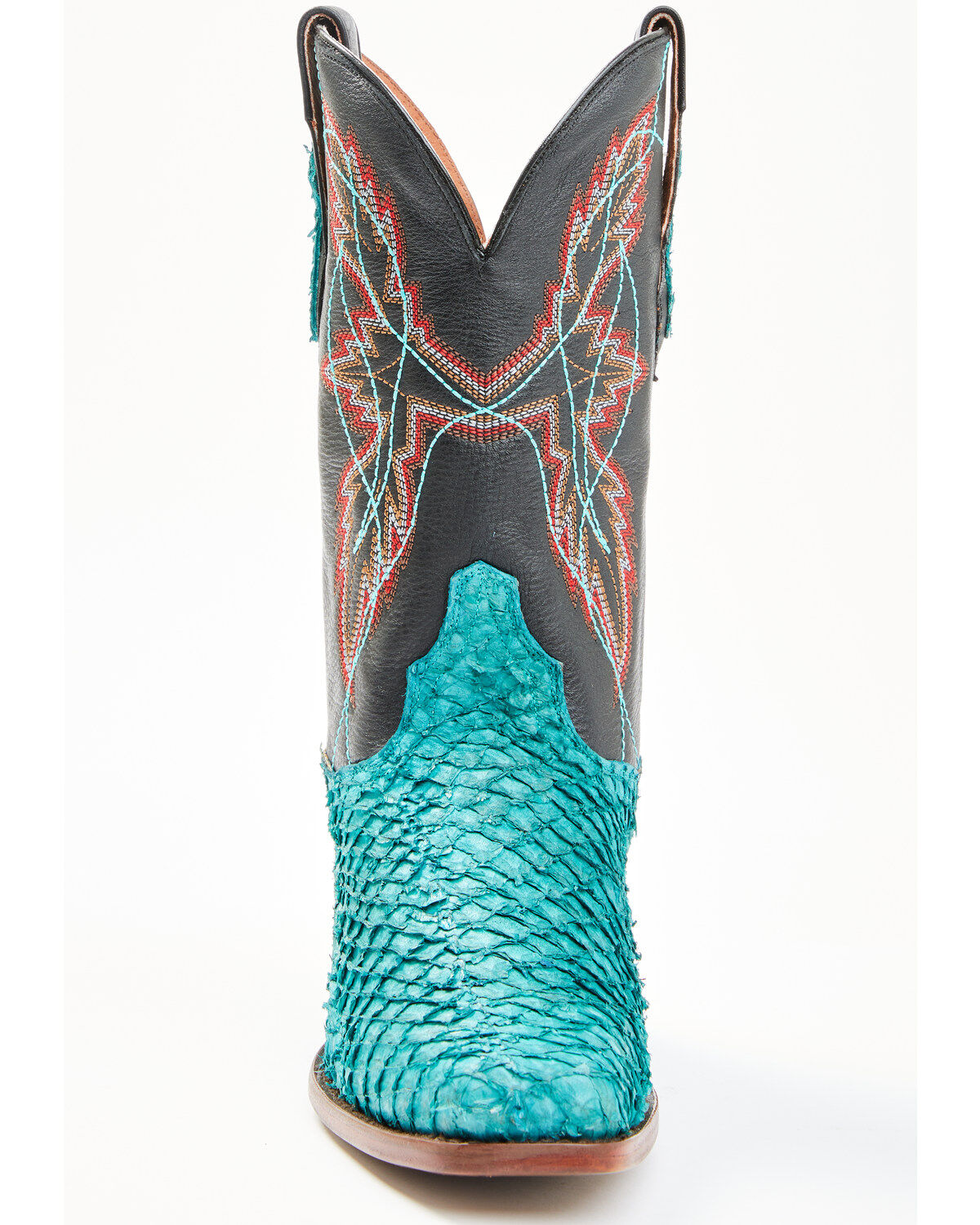 Dan Post Women's Exotic Seabass Skin Western Boots - Square Toe