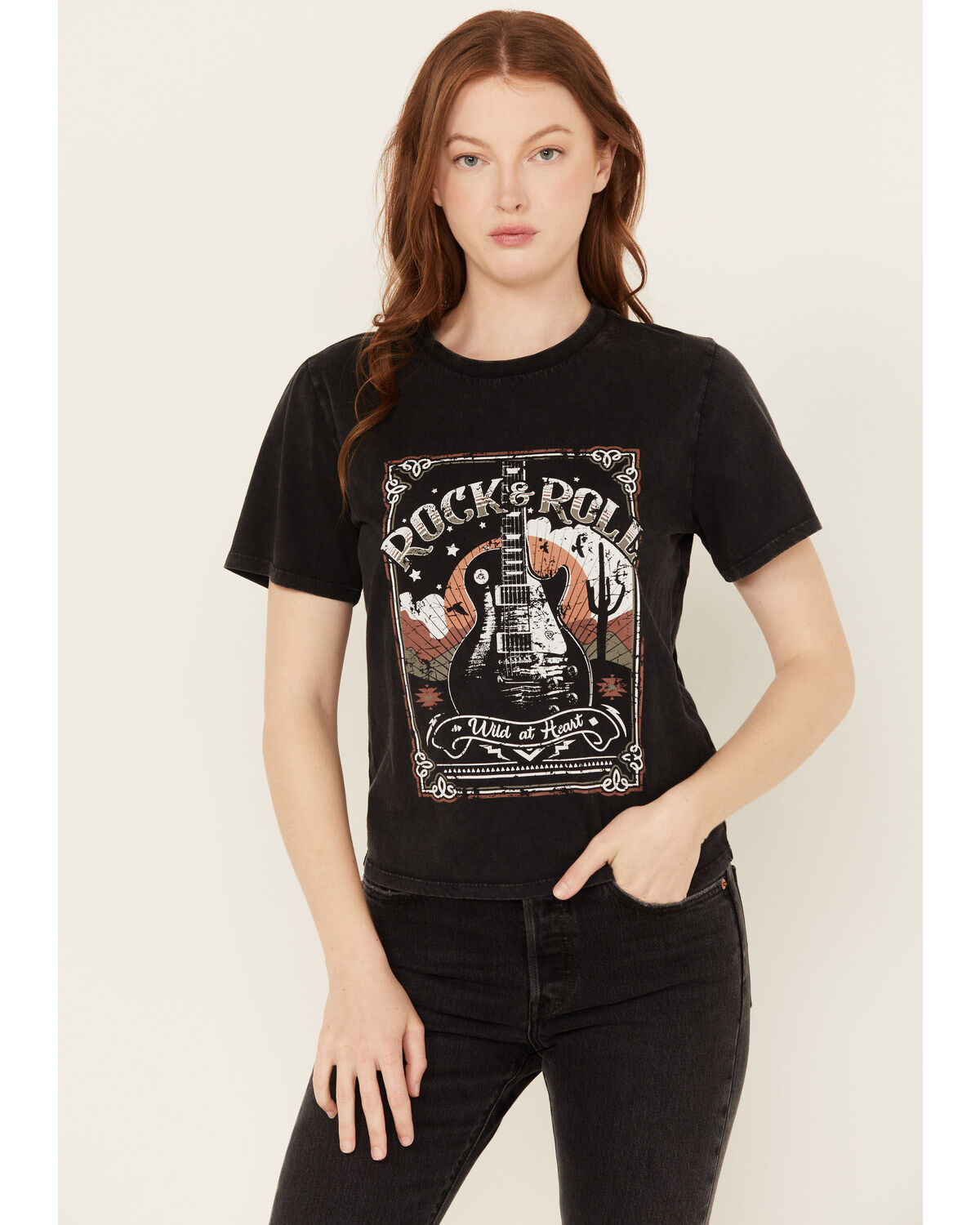Rock & Roll Denim Women's Rock & Roll Short Sleeve Graphic Tee