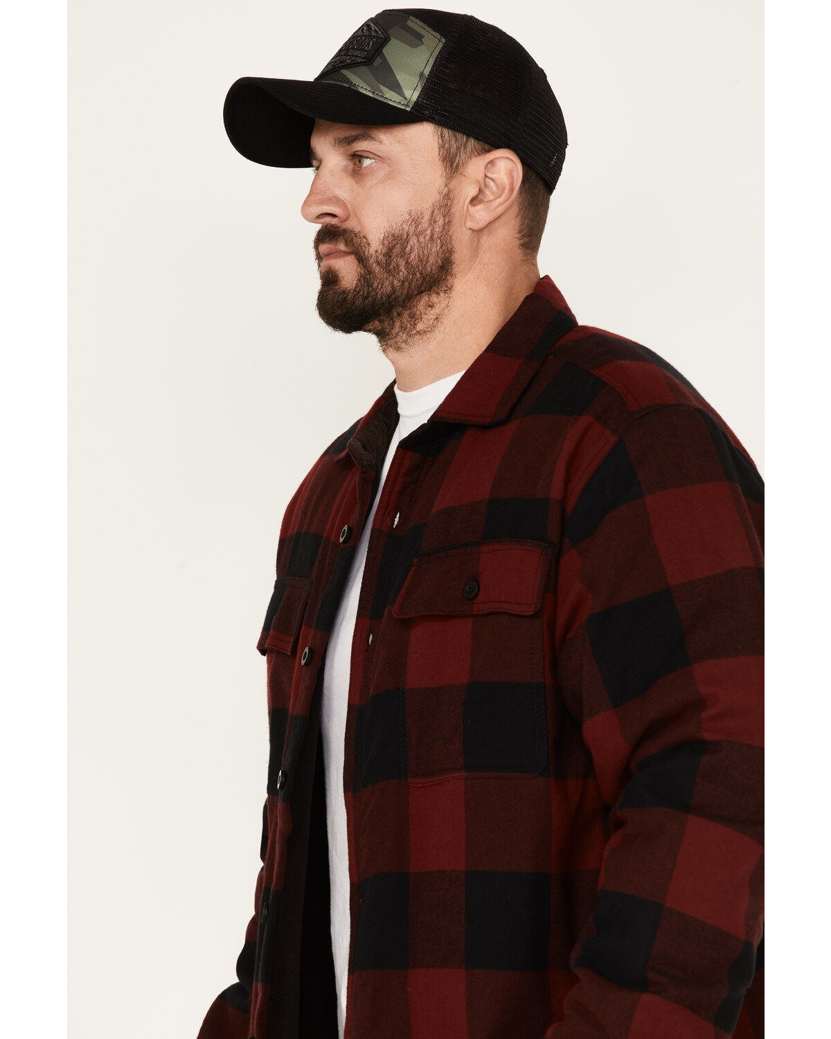North River Men's Heavyweight Fleece Lined Flannel Shirt