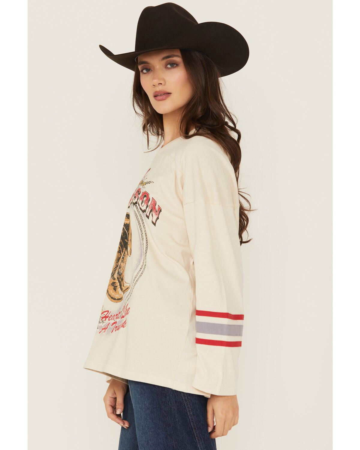 Day Dreamer Women's Lainey Wilson Boots Long Sleeve Graphic Tee