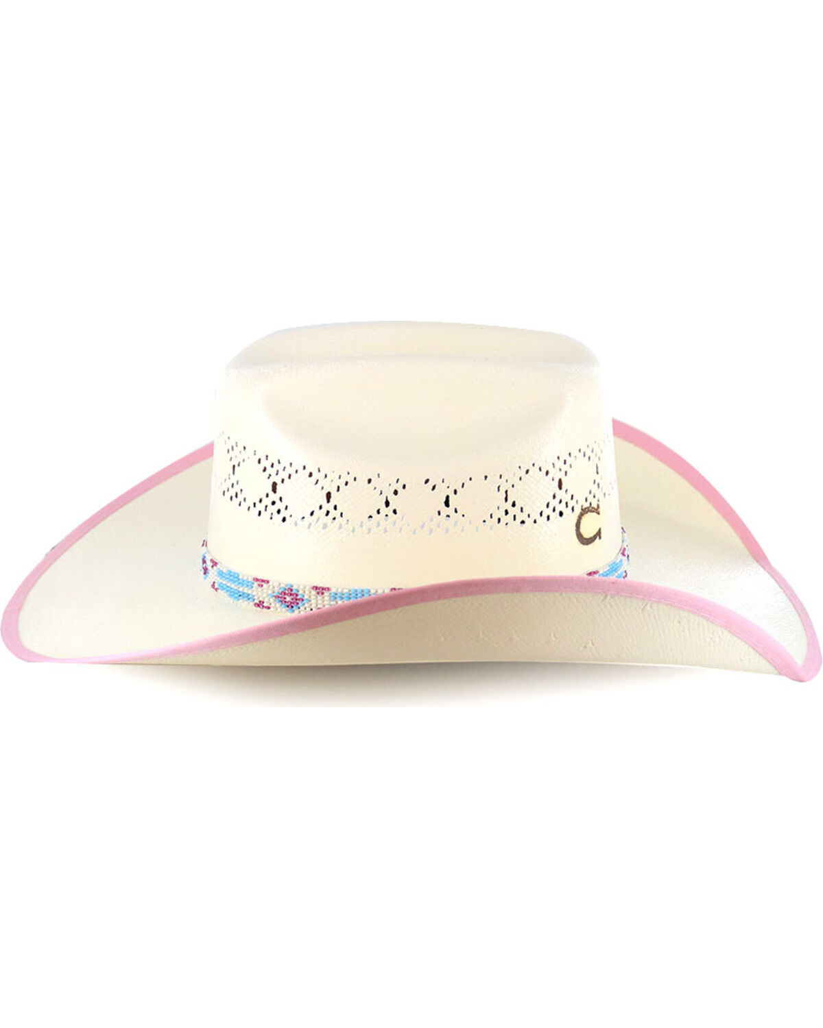 Charlie 1 Horse Girls' Gracie Straw Cowboy Hat