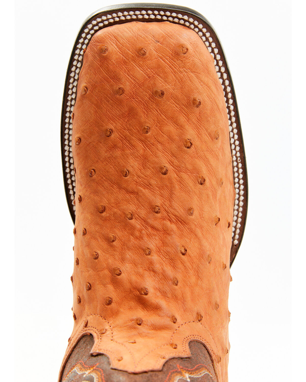 Cody James Men's Exotic Full Quill Ostrich Western Boots - Broad Square Toe