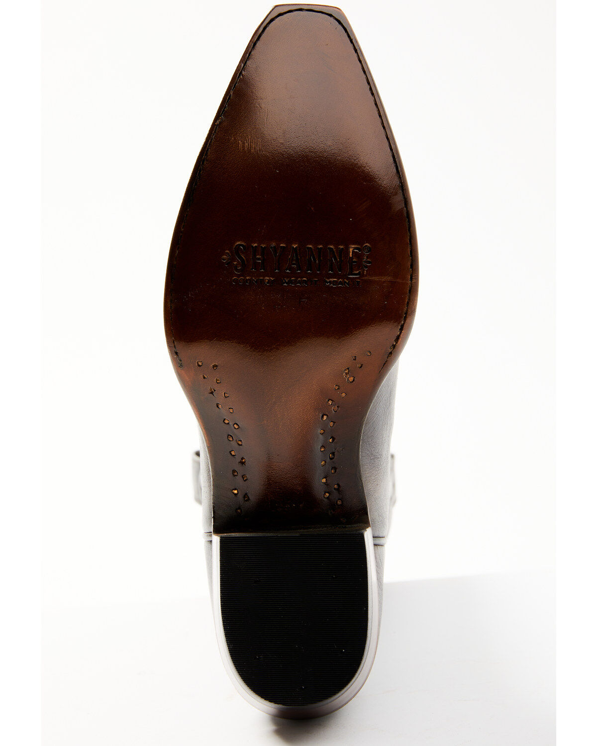 Shyanne Women's Iona Floral Studded Western Boots - Snip Toe