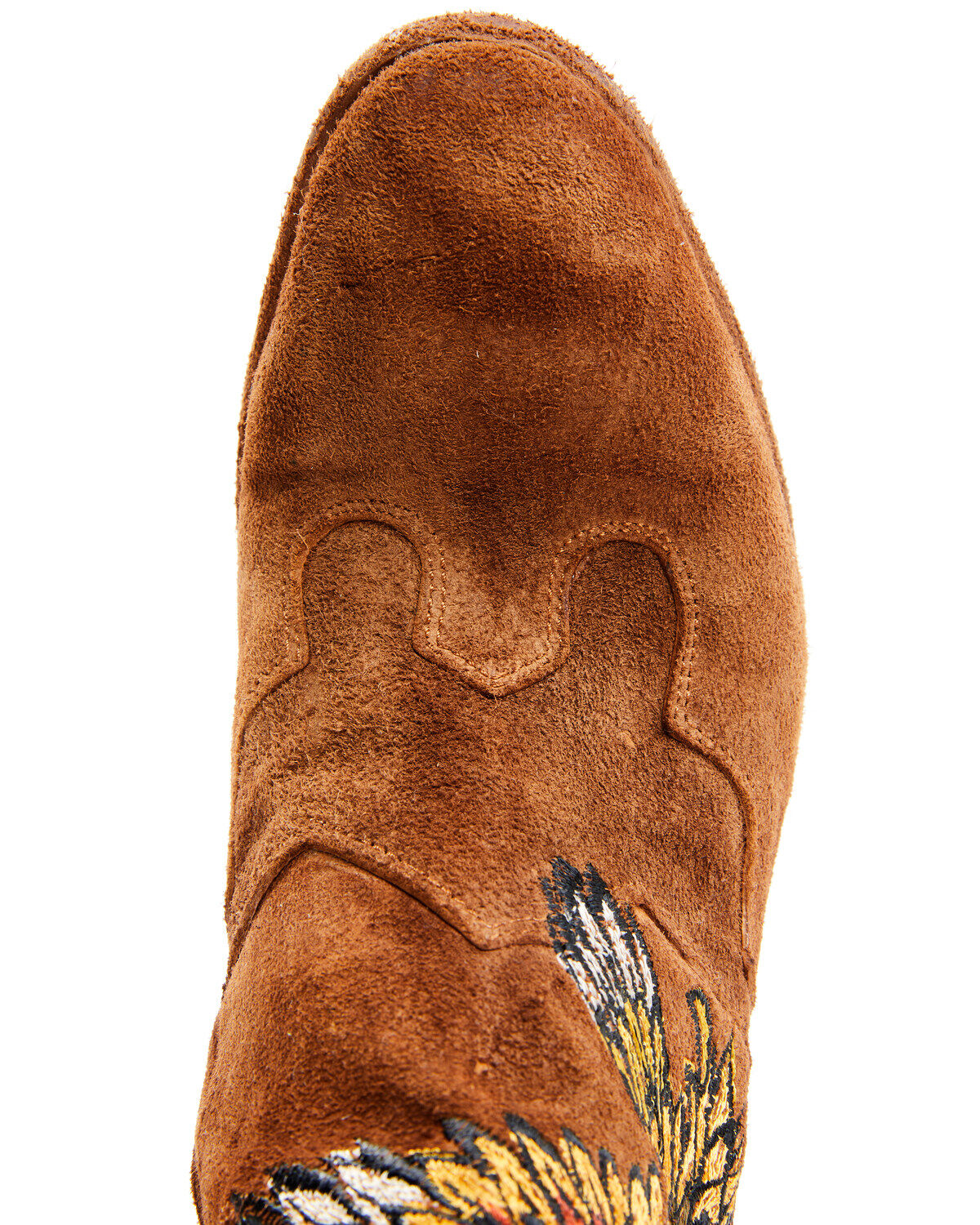 Marco Delli Women's Embroidered Eagle Fashion Booties - Round Toe