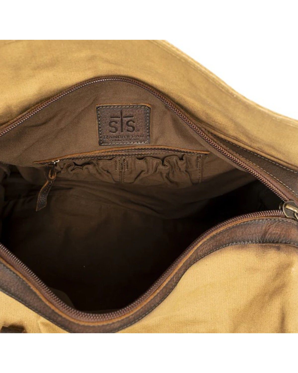 STS Ranchwear by Carroll Buffalo Creek Small Leather Duffle Bag