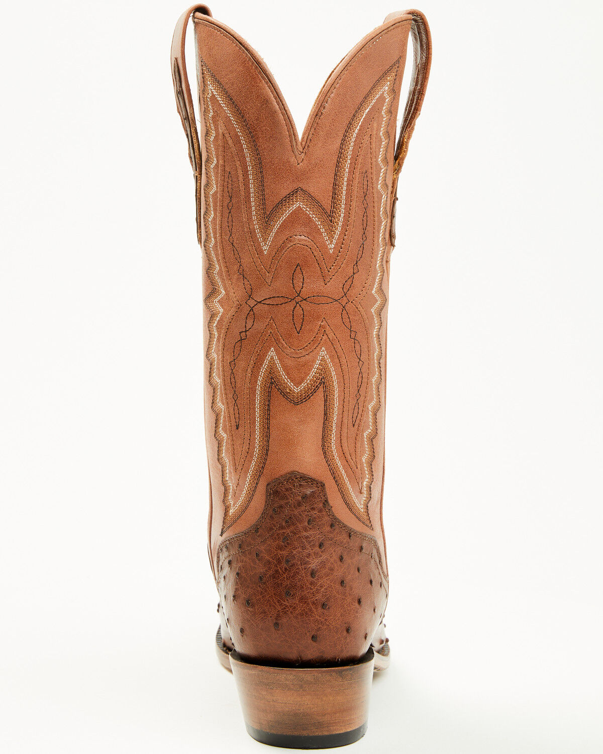 El Dorado Women's Camille Exotic Ostrich Tall Western Boots - Snip Toe