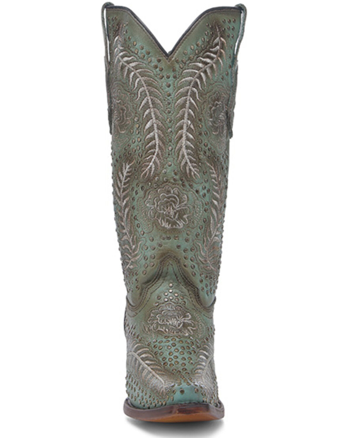 Corral Women's Studded Tall Western Boots - Snip Toe