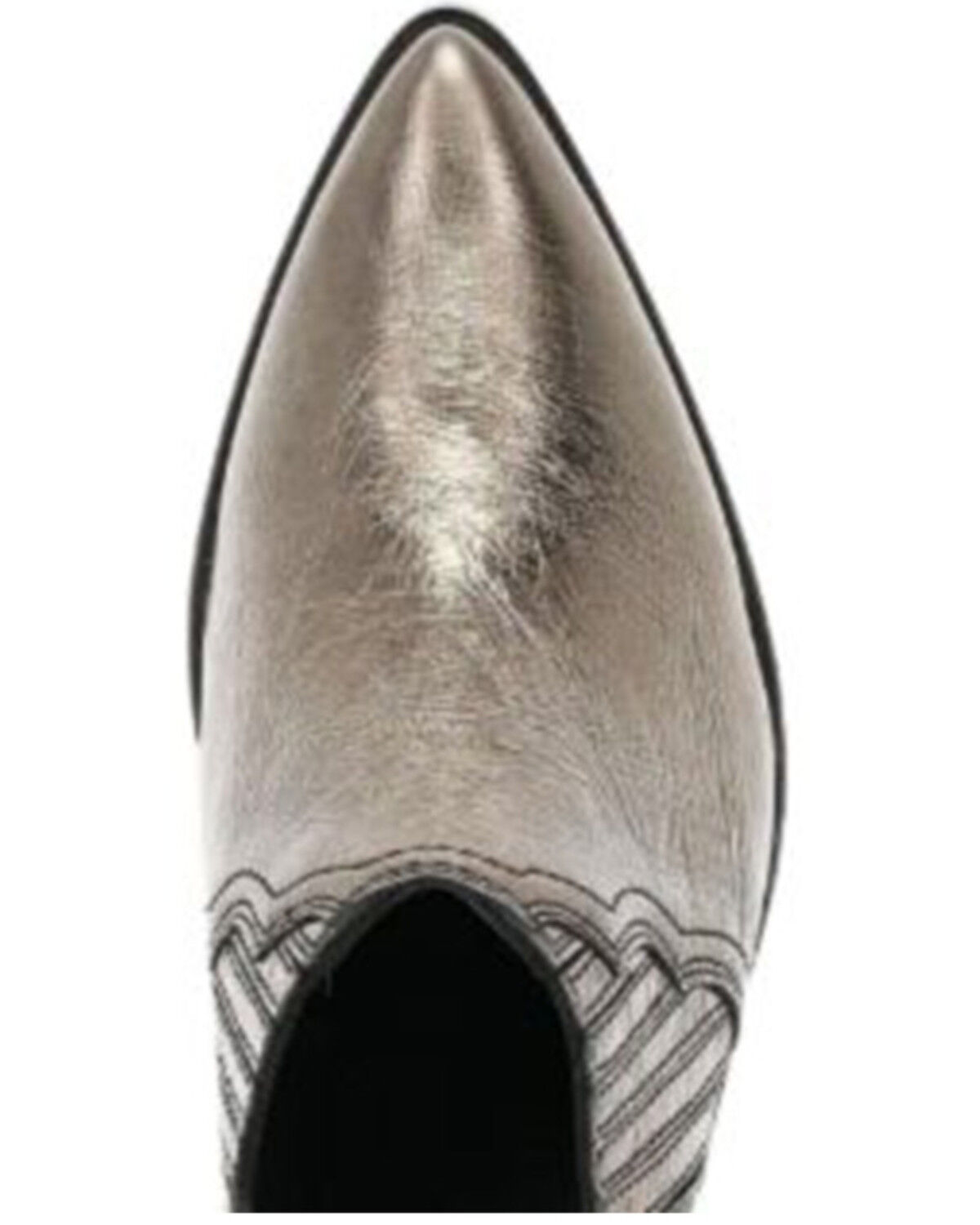 Frye Women's Sara Metallic Western Mules - Round Toe