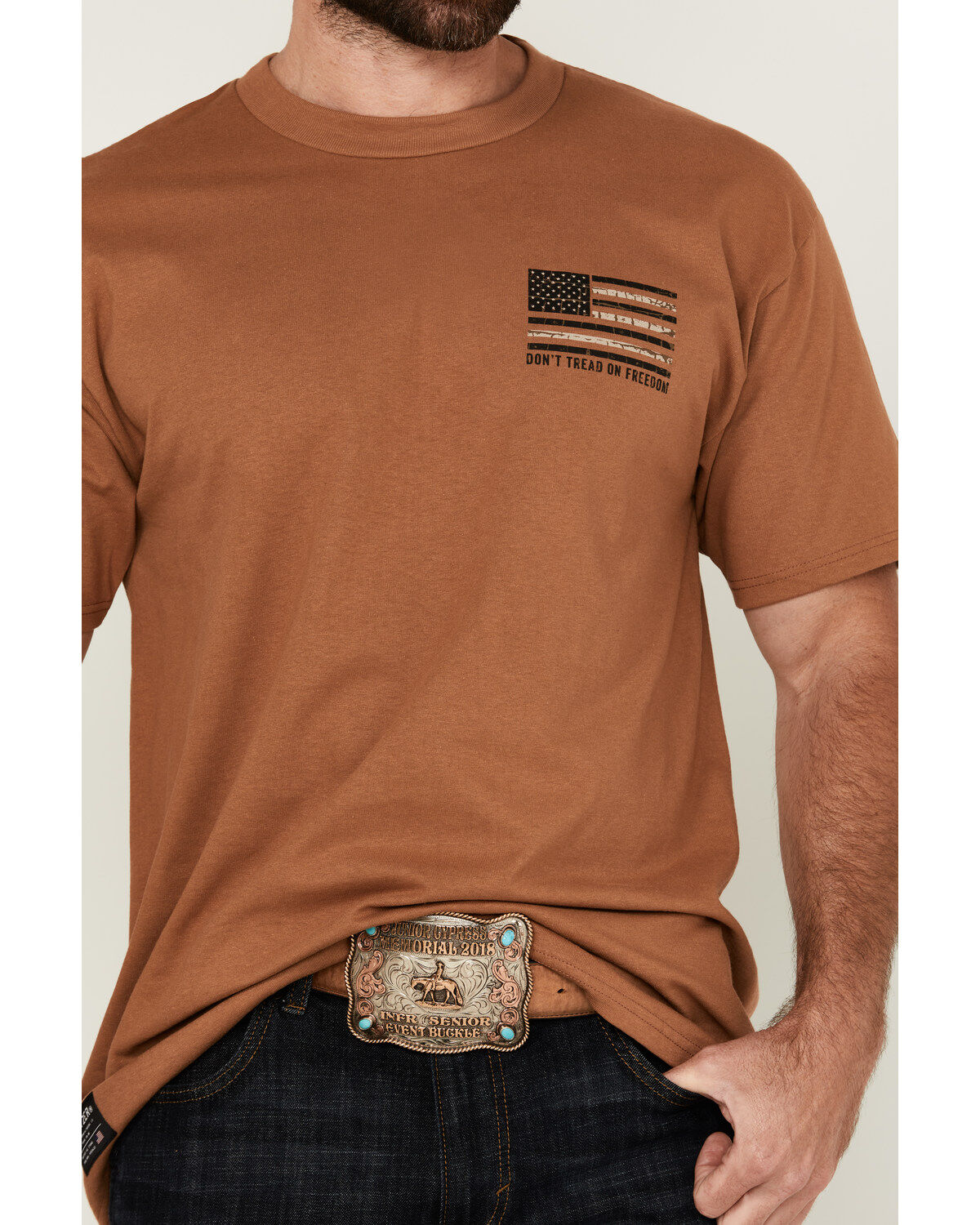 Howitzer Men's Freedom Defend Short Sleeve Graphic T-Shirt