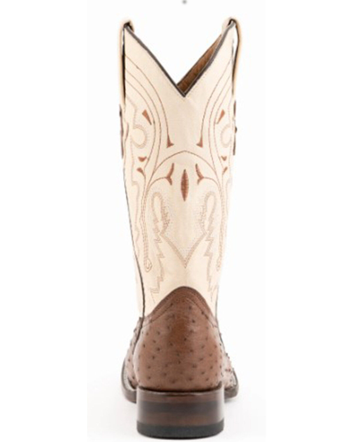 Ferrini Men's Kango Full Quill Ostrich Western Boots - Broad Square Toe