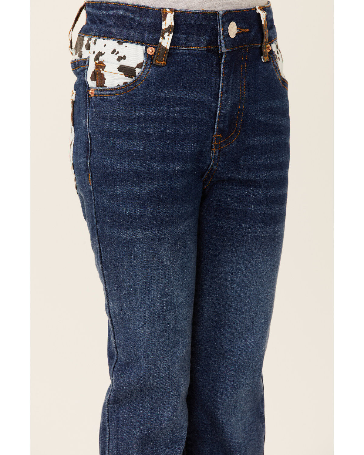 Ranch Dress'n Girls' Cattle Drive Medium Wash Mid Rise Bootcut Jeans