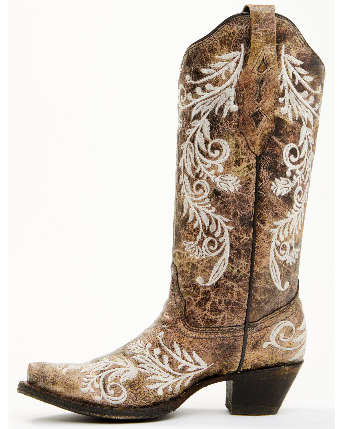 Corral Women's Blacklight Embroidered Western Boots - Snip Toe