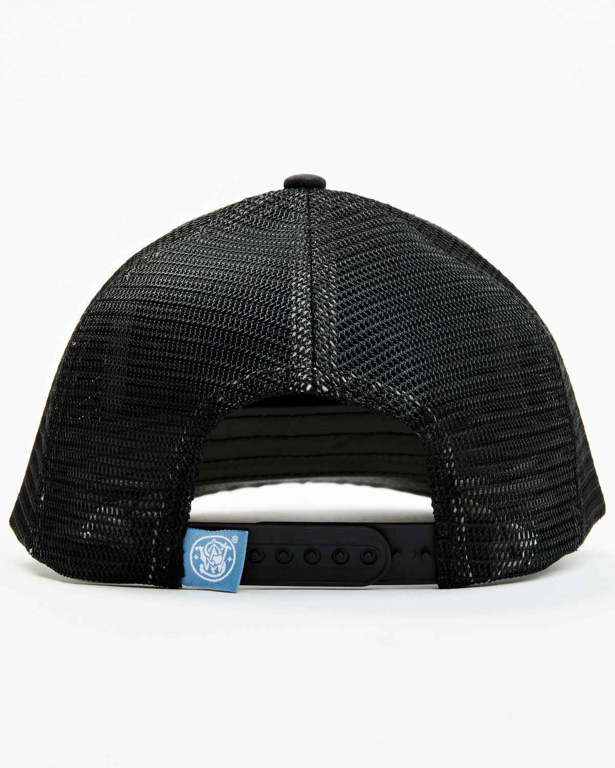 Smith & Wesson Men's Black Rubber Patch Baseball Cap